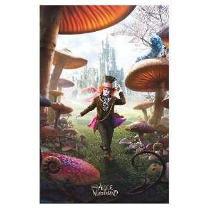  Alice in Wonderland Movie Poster, 22.25 x 34 (2010 