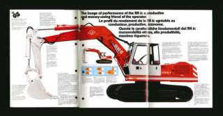RH6 Hydraulic Excavator Loader Sales Brochure 1983  
