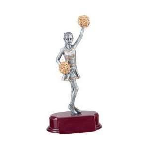   Trophies   RESIN CHEERLEADING 6 and#189; INCH