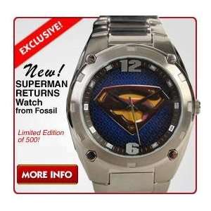 SUPERMAN RETURNS WATCH WB DC NEW by Fossil Warner Bros 