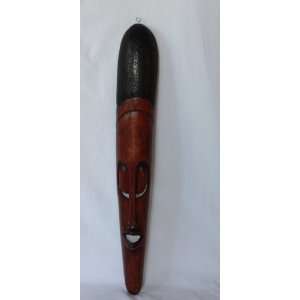  Long Wooden African Traditional Mask 