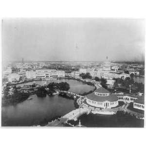  Birds eye view of Worlds Columbian Exposition,Chicago,Illinois,IL 
