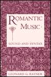   Music Sound and Syntax by Leonard G. Ratner, Cengage Gale  Hardcover