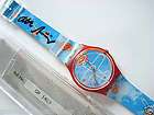HOUR PLANE Funky ART Swatch SIGNED by OTTO STEININGER