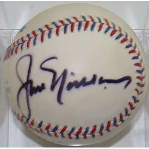  Jack Nicklaus SIGNED 1995 ALLSTAR GAME Baseball JSA LOA 