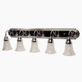    11636CH5 Racetrack with Scroll Arms Series 5 Light Bath Lighting 
