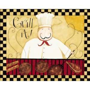  Grill It by Dan Dipaolo. CANVAS ROLLED. 10.00 inches 