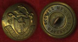 MS32  post Civil War Massachusetts State Seal Button  