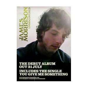  JAMES MORRISON Undiscovered Music Poster