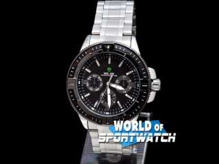 WEIDE Decorative Dials Cool Black Quartz Wrist Watch  