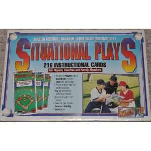  Baseball Situational Plays 216 Instructional Cards, for 