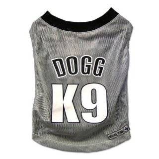 Dogg Pets Polyester Basketball Jersey, Light Gray, Small by Snoop Dogg 