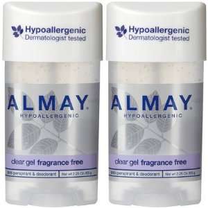 Almay Clear Gel Antiperspirant & Deodorant Fragrance Free 