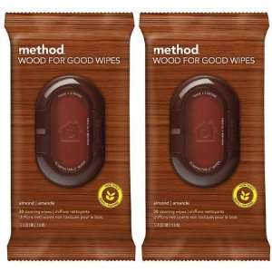  Method Wood for Good Wipes, Almond, 30 ct 2 ct (Quantity 