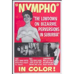  Nympho Movie Poster (27 x 40 Inches   69cm x 102cm) (1971)  (Alona 