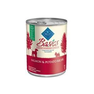 Blue Buffalo Basics Salmon and Potato Recipe for Adult Dogs Canned 