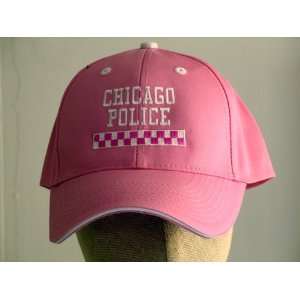  Womens Chicago Police Hat Pink One Size Fits All 