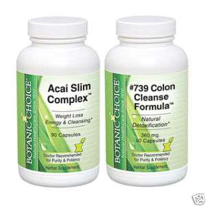 ACAI SLIM COMPLEX 51 Colon Cleanse Detox + Weight Loss  