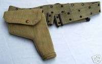 WWII British .38 Webley Holster with free Belt  