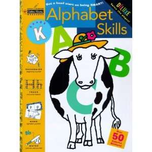   Alphabet Skills  Kindergarten Workbook By Golden Books Toys & Games