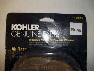 New Kohler Genuine Air Filter 1288310 S1 Command Pro CV11 16HP CV460 