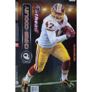  Chris Cooley Fathead Washington Redskins Official NFL Wall 