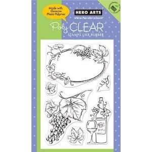   Grapes Poly Clear Stamp Set By The Each Arts, Crafts & Sewing