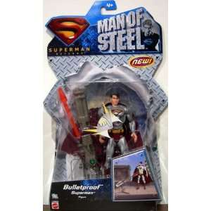  Superman Man of Steel Bulletproof Superman Figure (Silver 