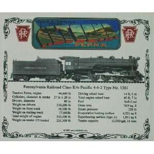  Mouse Pad   Pennsylvania Railroad K4 