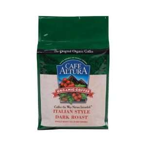 Cafe Altura   Organic Whole Bean   Italian Roast   1.25 lb