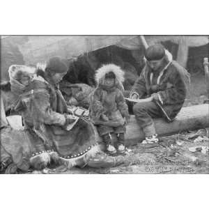 Inuit Eskimo Family, c1917   24x36 Poster