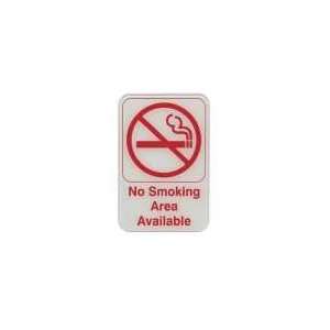   S69 11RD No Smoking Area Available Sign Patio, Lawn & Garden