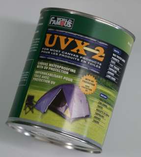 World Famous UVX Waterproofing Protector for Canvas  