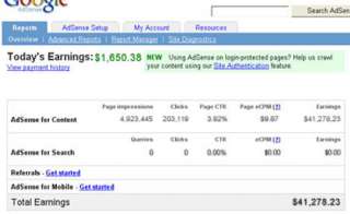 PROOF 2 I made exactly $41,278.23 from Adsense in June 2009 This 