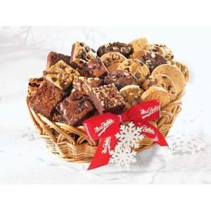  Mrs. Fields 10W305 Holiday 12 Cookie and 12 Brownie Basket 