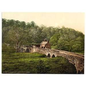  Photochrom Reprint of Ambergate, Halfpenny Bridge 