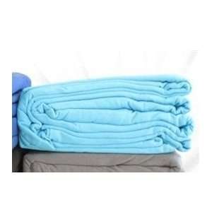   100% Cotton Twin XL Jersey Knit Sheet Set   Aqua Blue