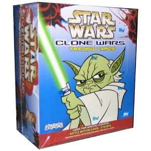  Star Wars  2004 Clone Wars Trading Cards   36 Packs Hobby 