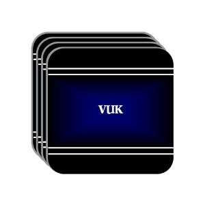  Personal Name Gift   VUK Set of 4 Mini Mousepad Coasters 