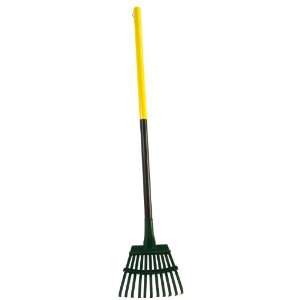  Flexrake 8W Steel Rake with 36 Inch Cherry Stained Wood 