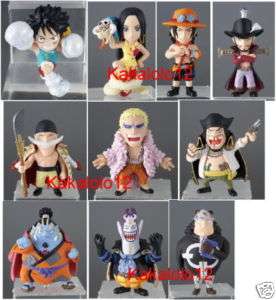 One Piece Seven Warlords of the Sea Figure Set x 10  