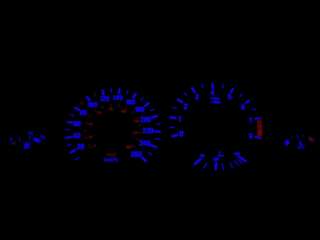 BMW E30 M3 EU 82 94 plasma glow gauges dials 260 KMH WB  