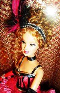 Can Can Dancer Beauty of the world barbie doll ooak cancan music hall 