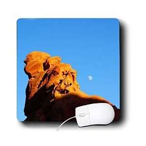   Florene Desert Landscape   Red Rock and Moon   Mouse Pads Electronics