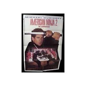 American Ninja 2 Folded Movie Poster 1987