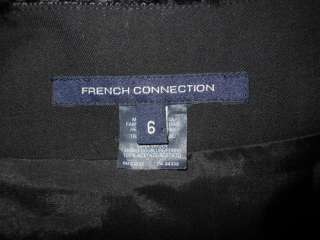 French Connection FCUK $202 Little Black Feminine Winter Virgin Wool 