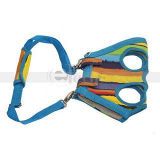 NEW Rainbow Multipurpose Strap Pet Dog Harness Travel Carrier Tote Bag 