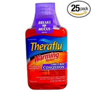  TheraFlu Warming Relief *Cold & Chest* Syrup 8.3 Oz (6 