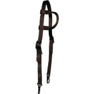 Triple E Single Ear Nylon Headstall Red