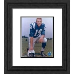 Framed Johnny Unitas Baltimore Colts Photograph  Sports 